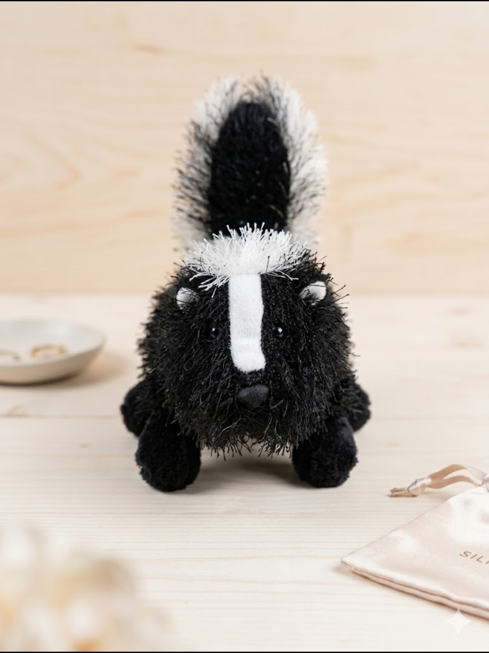 Webkinz Skunk Plush - Retired Ganz Collectible (No Code)